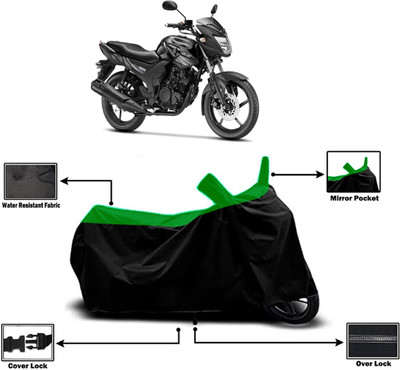 Amexride Two Wheeler Cover for Yamaha(SZ-RR V BS6, Green)