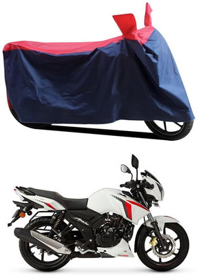 AASHTIK MART Two Wheeler Cover for TVS(Apache, Red, Blue)