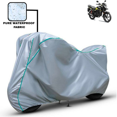 Delphinium Waterproof Two Wheeler Cover for Honda(SP 125, Silver)