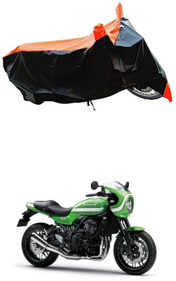 VESMEI Two Wheeler Cover for Kawasaki(Z900 RS Cafe Racer BS6, Orange)
