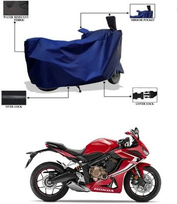 Tritika Waterproof Two Wheeler Cover for Honda(CBR650R, Blue)