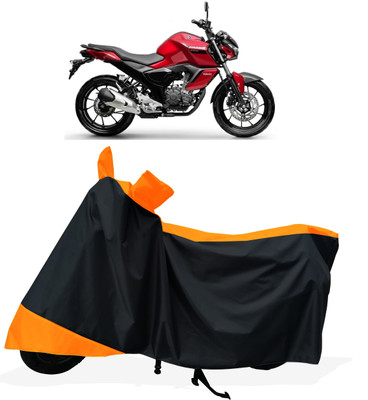 Tricway Two Wheeler Cover for Yamaha(FZ FI, Orange)