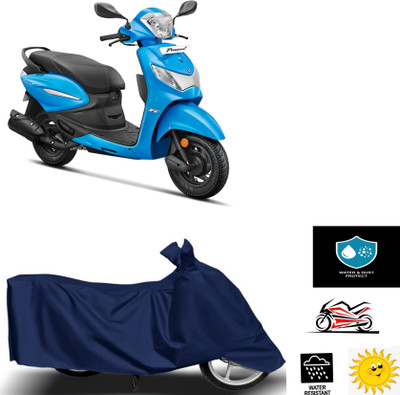 TPNYKR Waterproof Two Wheeler Cover for Hero(Pleasure+ 110, Blue)