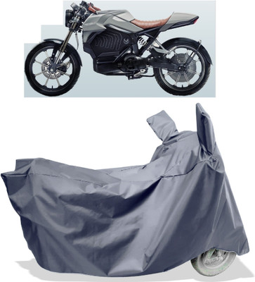 Amexride Two Wheeler Cover for Revolt(RV Cafe Racer, Grey)