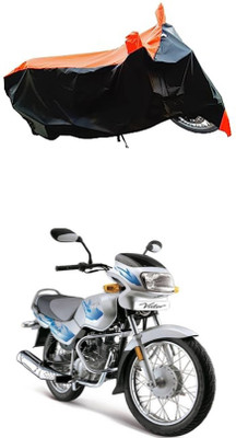 VESMEI Two Wheeler Cover for TVS(Victor Edge, Orange)