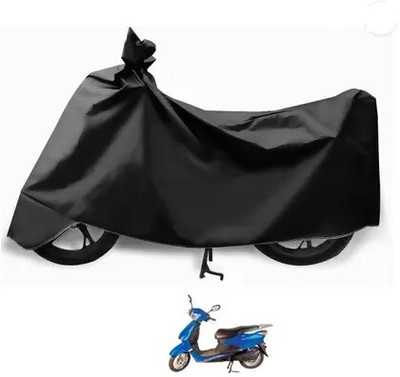 Tritika Waterproof Two Wheeler Cover for Avon(E Scoot, Black)