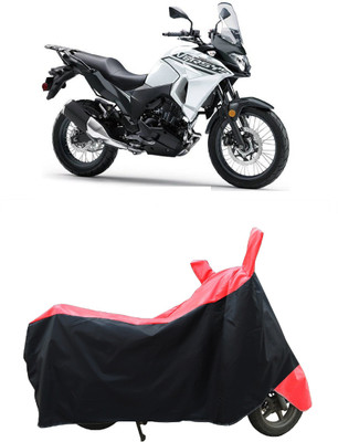Coxtor Two Wheeler Cover for Kawasaki(Versys X 300, Red)