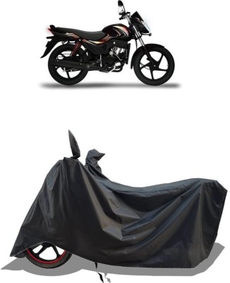 KEDIT Two Wheeler Cover for Mahindra(Pantero, Black)