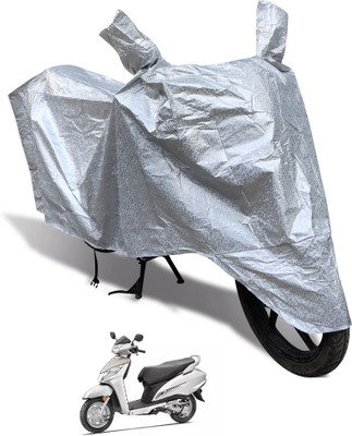 Euro Care Waterproof Two Wheeler Cover for Honda(Activa 125, Silver)