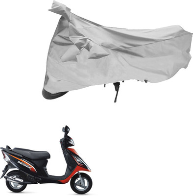 Mdstar Waterproof Two Wheeler Cover for TVS(Scooty Streak, Silver)
