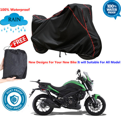 AUTOCAD Waterproof Two Wheeler Cover for Bajaj(Dominar 400 BS6, Black)