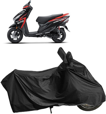 DIGGU Two Wheeler Cover for Honda(Grazia BS6, Black)