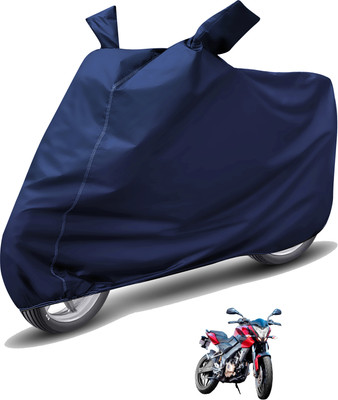 Auto Hub Waterproof Two Wheeler Cover for Bajaj(Pulsar 200NS FI, Blue)