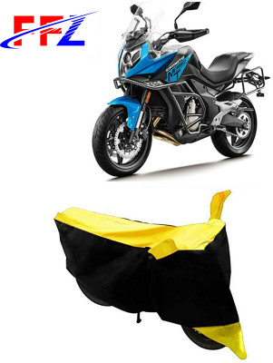FFZ Waterproof Two Wheeler Cover for Ducati(899 Panigale, Black, Yellow)