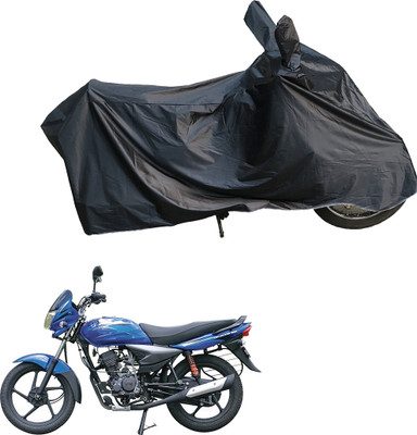 Motodreka Waterproof Two Wheeler Cover for Bajaj(Platina 125, Black)