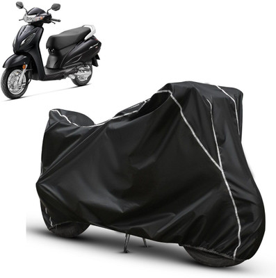 OliverX Waterproof Two Wheeler Cover for Honda(Activa, Black, White)