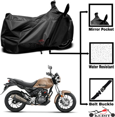 KEDIT Two Wheeler Cover for Hero(Xpulse 200T, Black)