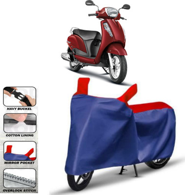 HWSXQAE Waterproof Two Wheeler Cover for Universal For Bike(Red)