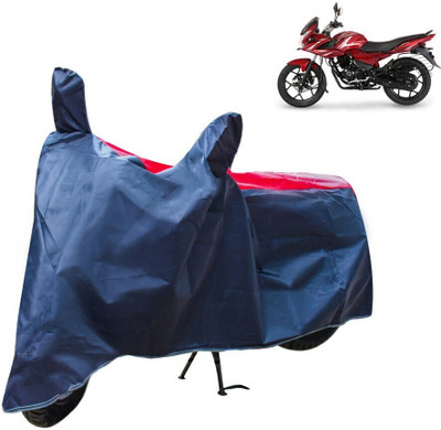 HMS Two Wheeler Cover for Bajaj(Discover 150 f, Red, Blue)
