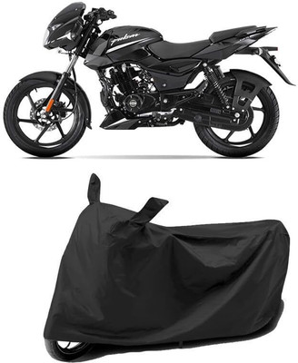 AASHTIK MART Two Wheeler Cover for Bajaj(Pulsar 125, Black)