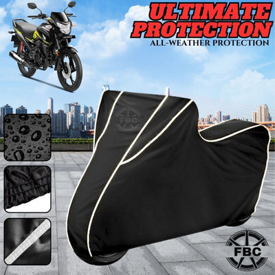 AUTOCAD Waterproof Two Wheeler Cover for Honda(SP 125, Black)