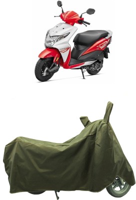 Coxtor Waterproof Two Wheeler Cover for Honda(Dio, Green)