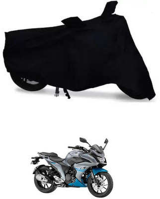 AutoGalaxy Waterproof Two Wheeler Cover for Yamaha(Fazer 25 BS6, Black)