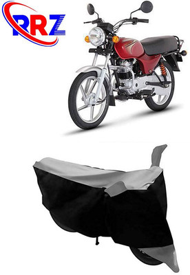 RRZ Waterproof Two Wheeler Cover for Bajaj(Boxer AT, Black, Grey)
