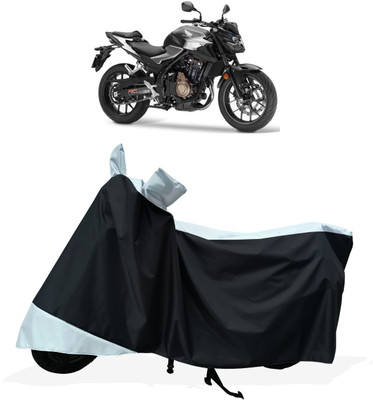 Tricway Two Wheeler Cover for Honda(CB500F, White)