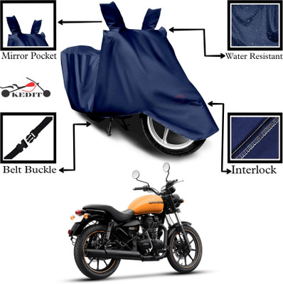 KEDIT Two Wheeler Cover for Royal Enfield(Bullet 350 Twinspark, Blue)