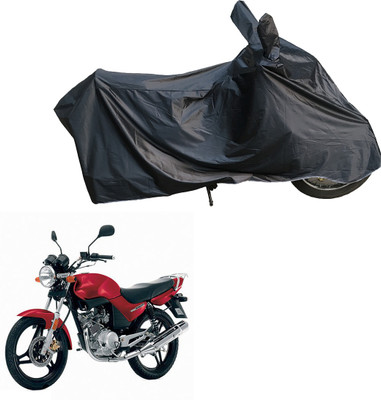 Motodreka Waterproof Two Wheeler Cover for Yamaha(YBR 125, Black)