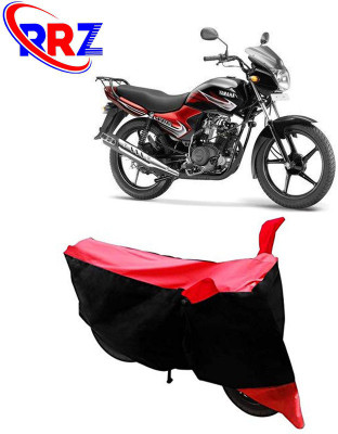 AutoGalaxy Waterproof Two Wheeler Cover for Yamaha(YBR 110, Black, Red)