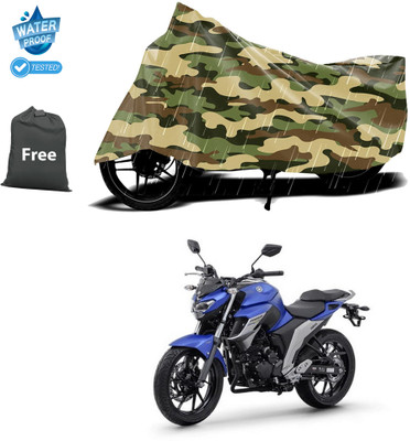 CODOKI Waterproof Two Wheeler Cover for Yamaha(Fazer, Yellow)