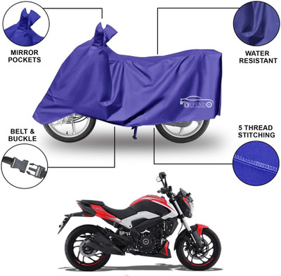 Defendo Waterproof Two Wheeler Cover for Bajaj(Dominar 400, Blue)