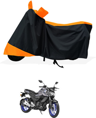 Tricway Two Wheeler Cover for Yamaha(FZS-FI, Orange)