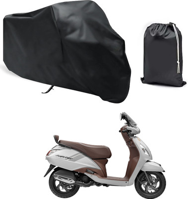 CODOKI Waterproof Two Wheeler Cover for TVS(Jupiter classic, Black)
