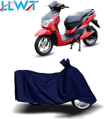 KPIND Waterproof Two Wheeler Cover for Hero Electric(Dash, Blue)