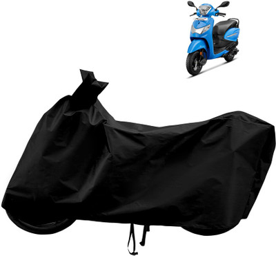 Horseyaart Waterproof Two Wheeler Cover for Hero(Pleasure, Black)