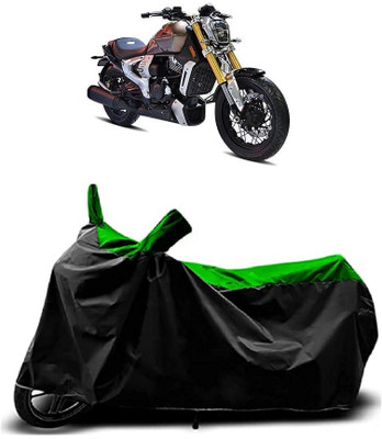 VESMEI Two Wheeler Cover for TVS(Zeppelin, Green)