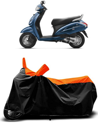 VESMEI Two Wheeler Cover for Honda(Activa 3G, Orange)