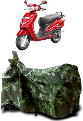 Autofly Waterproof Two Wheeler Cover for Hero(Duet VX 110CC, Multicolor)