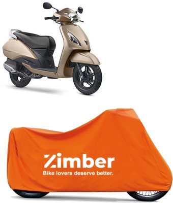 ZIMBER Two Wheeler Cover for TVS(Jupiter, Orange)