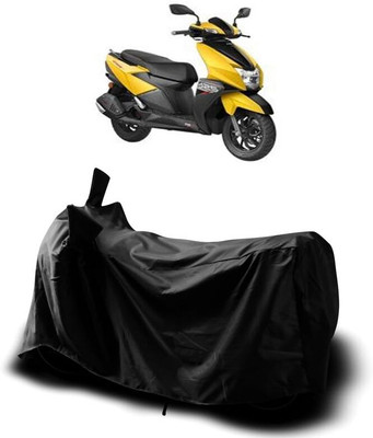 KEDIT Two Wheeler Cover for TVS(Ntorq 125, Black)