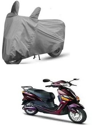 Tritika Waterproof Two Wheeler Cover for Hero(Electric Optima, Grey)