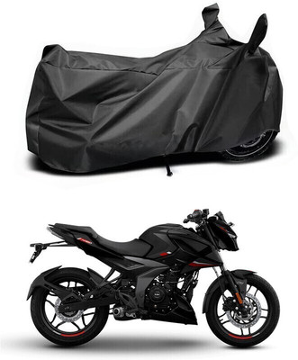 DeepShakshi AUTOMOTIVE Two Wheeler Cover for Bajaj(Pulsar 160 NS DTS-i, Black)