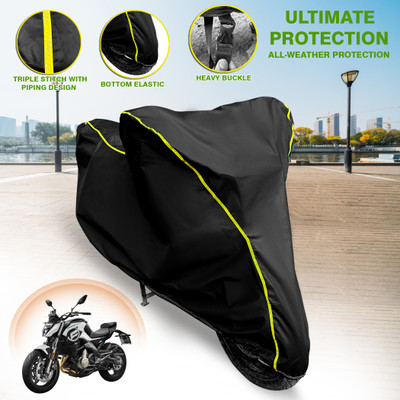 GARREGE Waterproof Two Wheeler Cover for CFMoto(650 NK BS6, Blue)