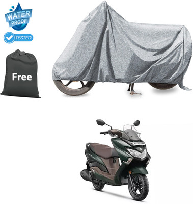 PAGORA Waterproof Two Wheeler Cover for Suzuki(Burgman Street, Silver)