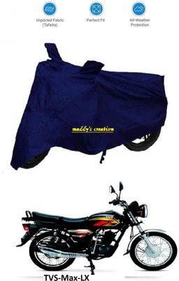 maddy's creation Waterproof Two Wheeler Cover for TVS(Max, Blue)