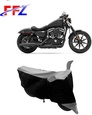 FFZ Waterproof Two Wheeler Cover for Harley Davidson(Iron 883, Black, Grey)