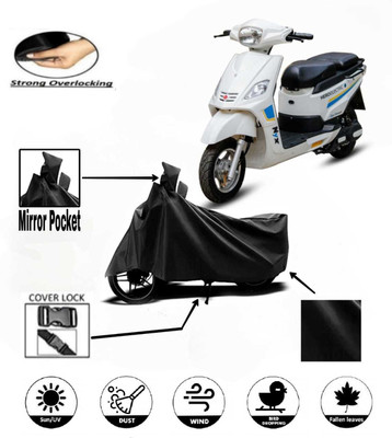 DeepShakshi AUTOMOTIVE Two Wheeler Cover for Hero Electric(Black)